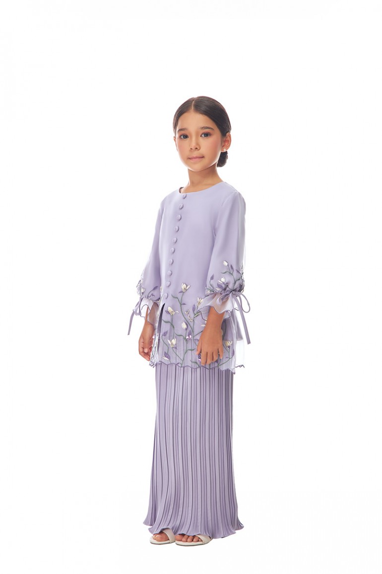 KEIRA KURUNG KIDS IN DUSTY PURPLE