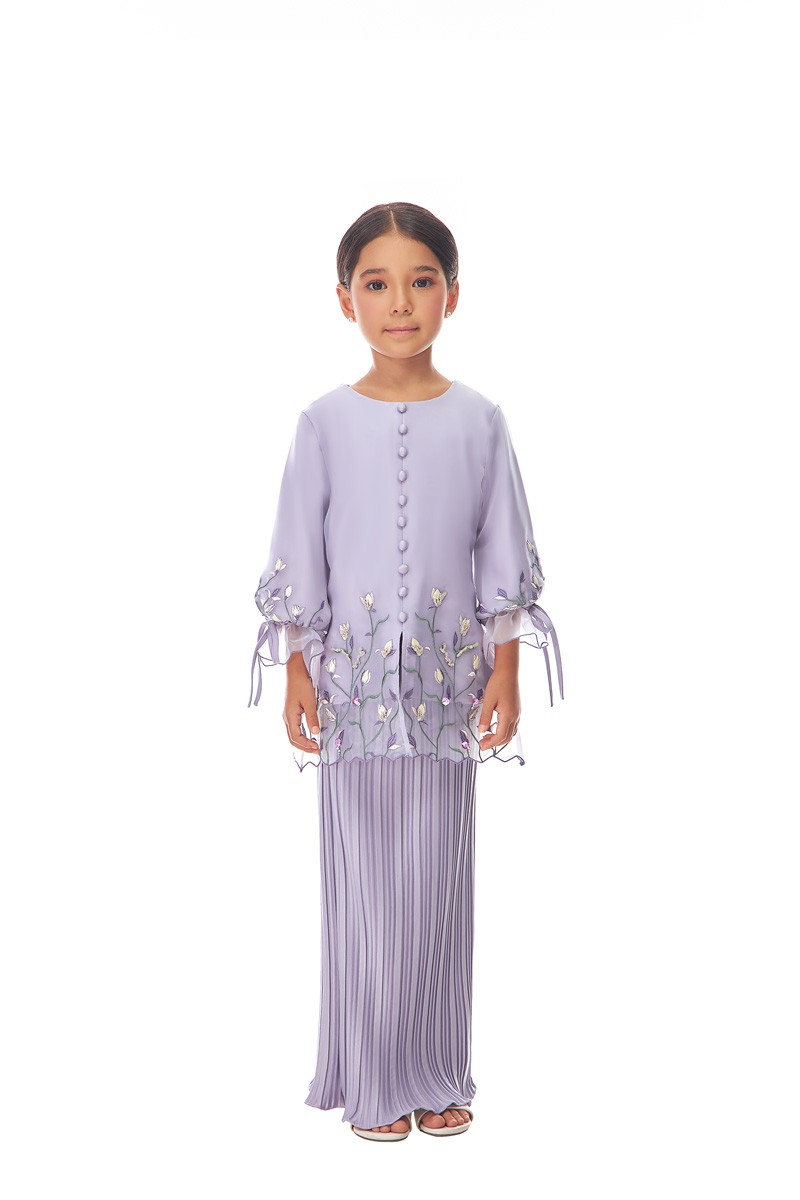 KEIRA KURUNG KIDS IN DUSTY PURPLE