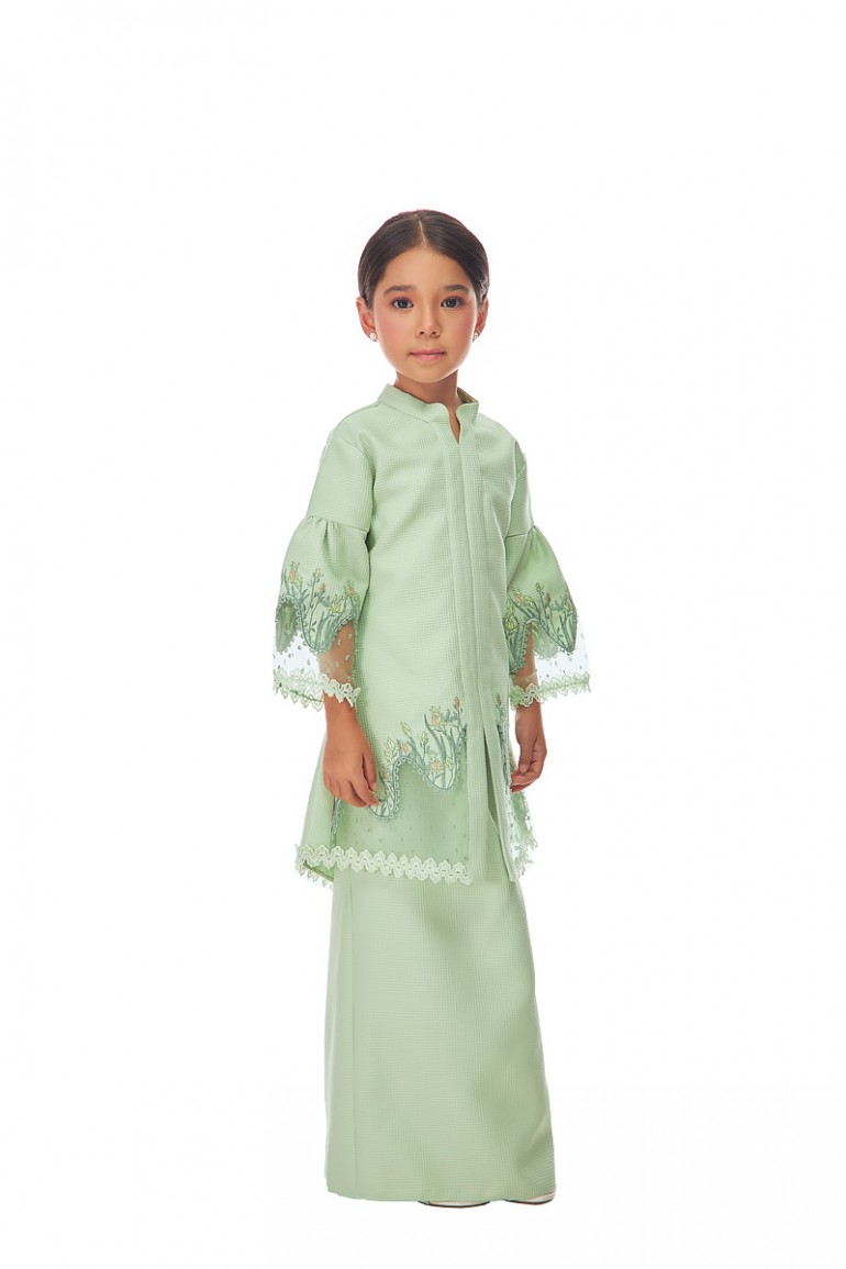 MAISIE  KURUNG KIDS IN LIGHT GREEN