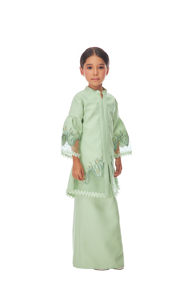 MAISIE  KURUNG KIDS IN LIGHT GREEN