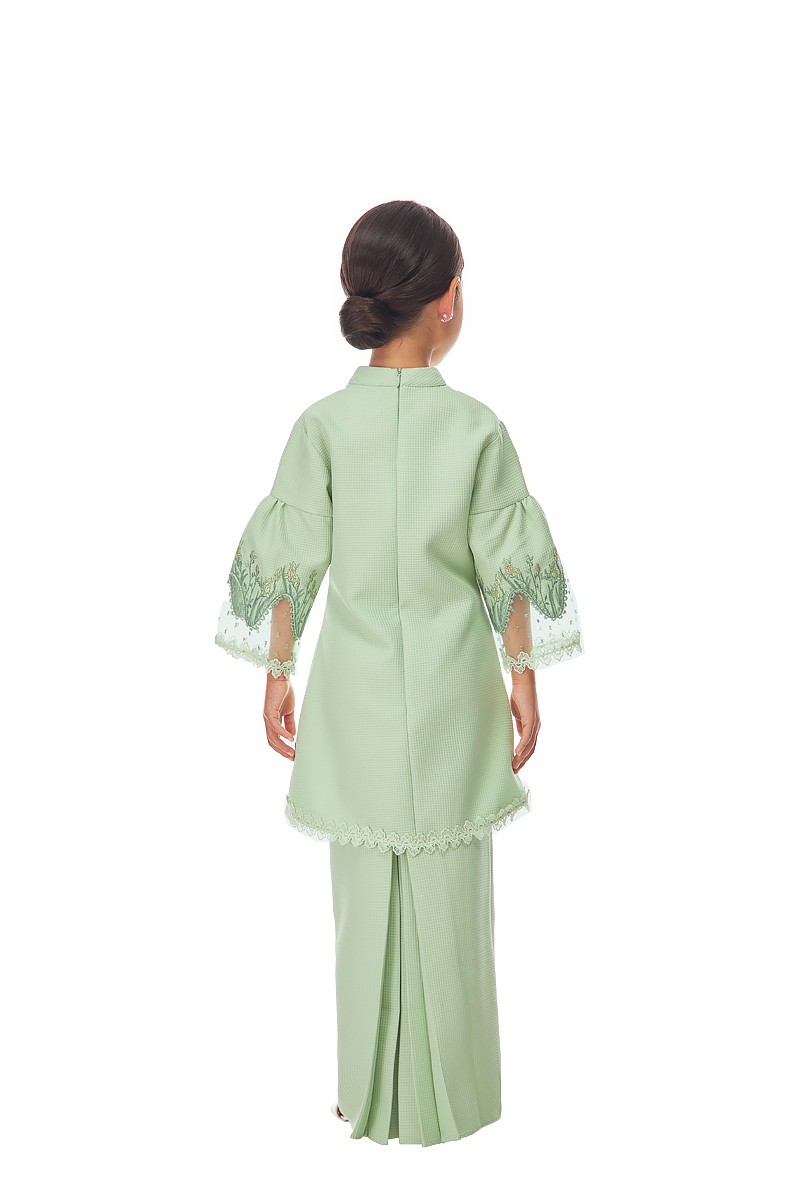 MAISIE  KURUNG KIDS IN LIGHT GREEN