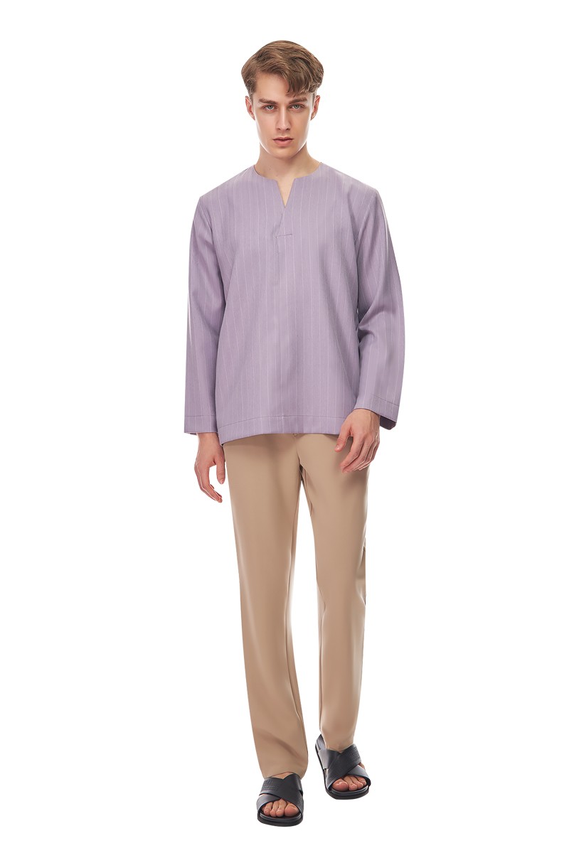 KHALISH KURTA IN PURPLE