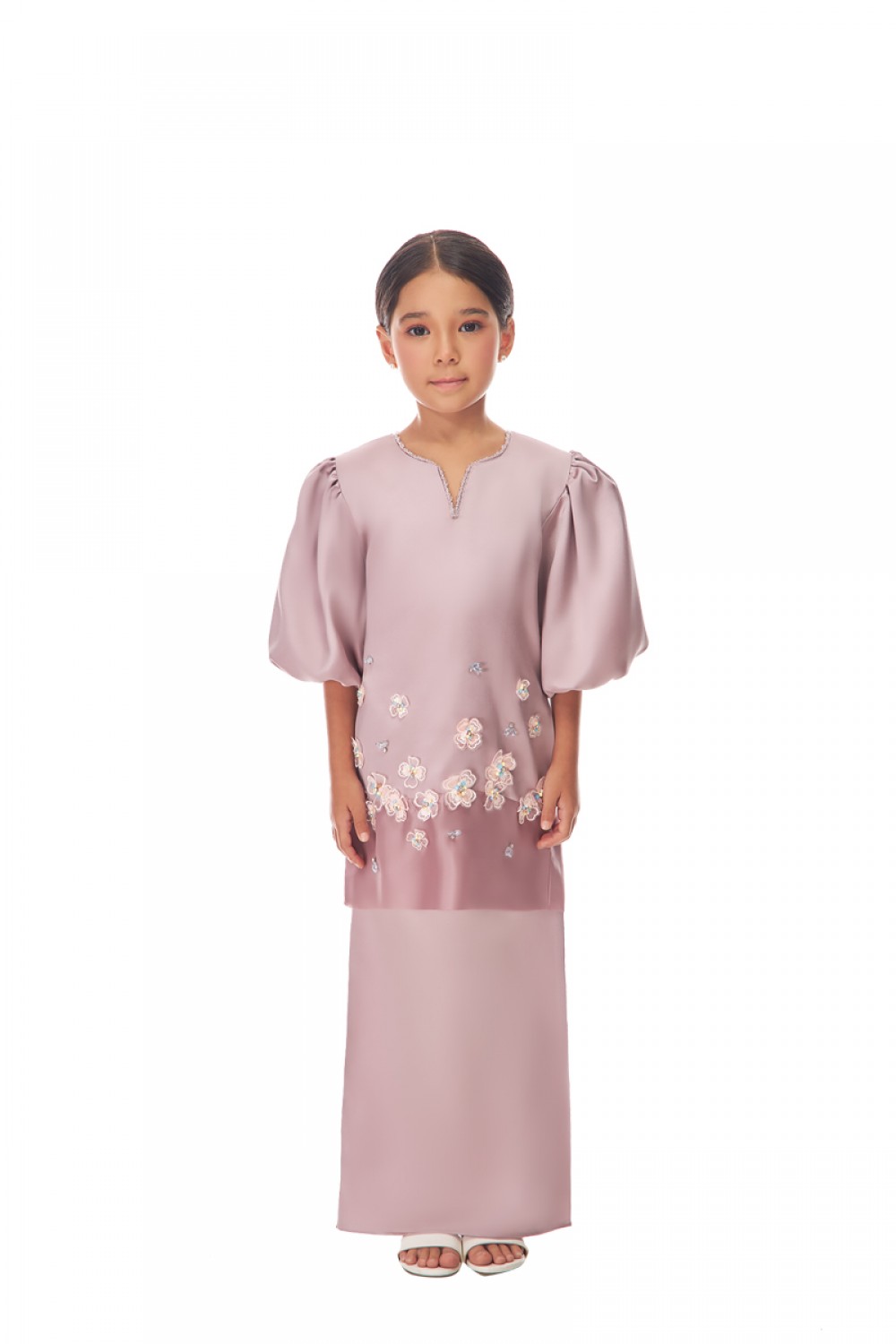 NOELLE KURUNG KIDS IN DUSTY PINK