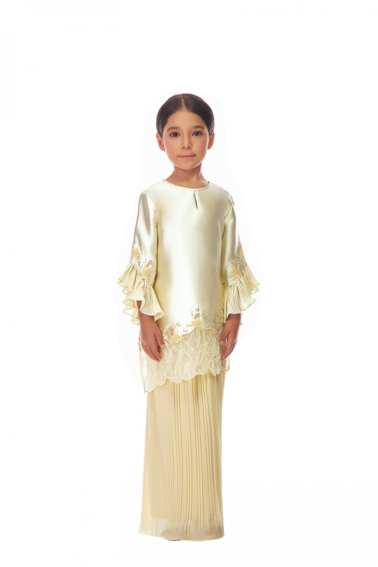 ELYNA KURUNG KIDS IN LIGHT YELLOW