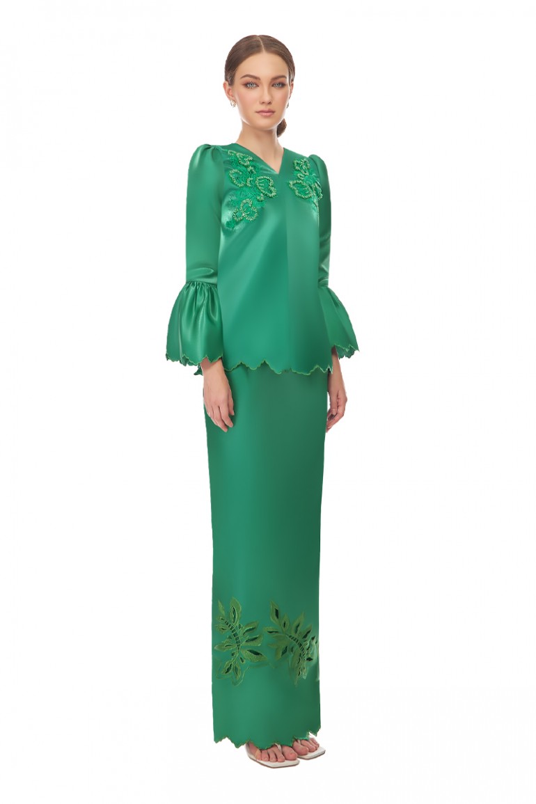 LALITHA KURUNG IN EMERALD GREEN