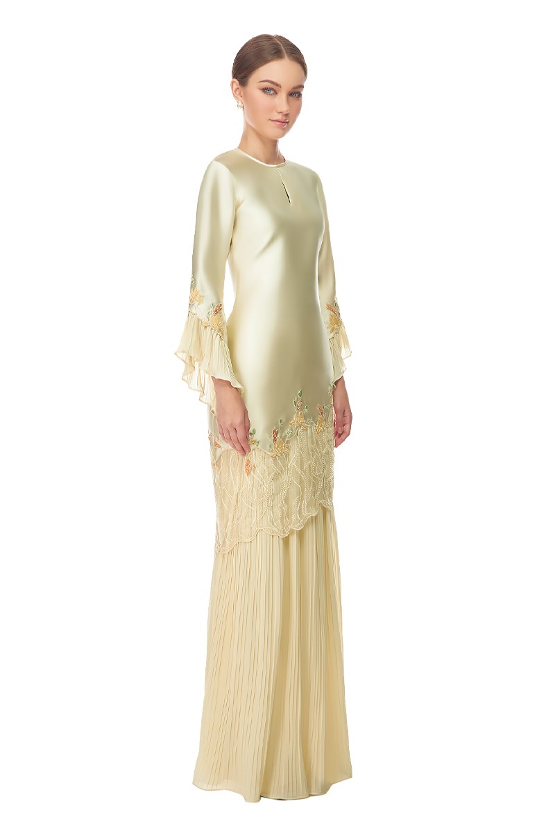 ELYNA KURUNG IN LIGHT YELLOW