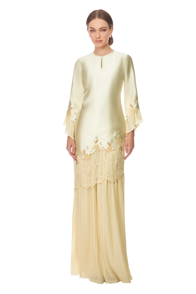 ELYNA KURUNG IN LIGHT YELLOW