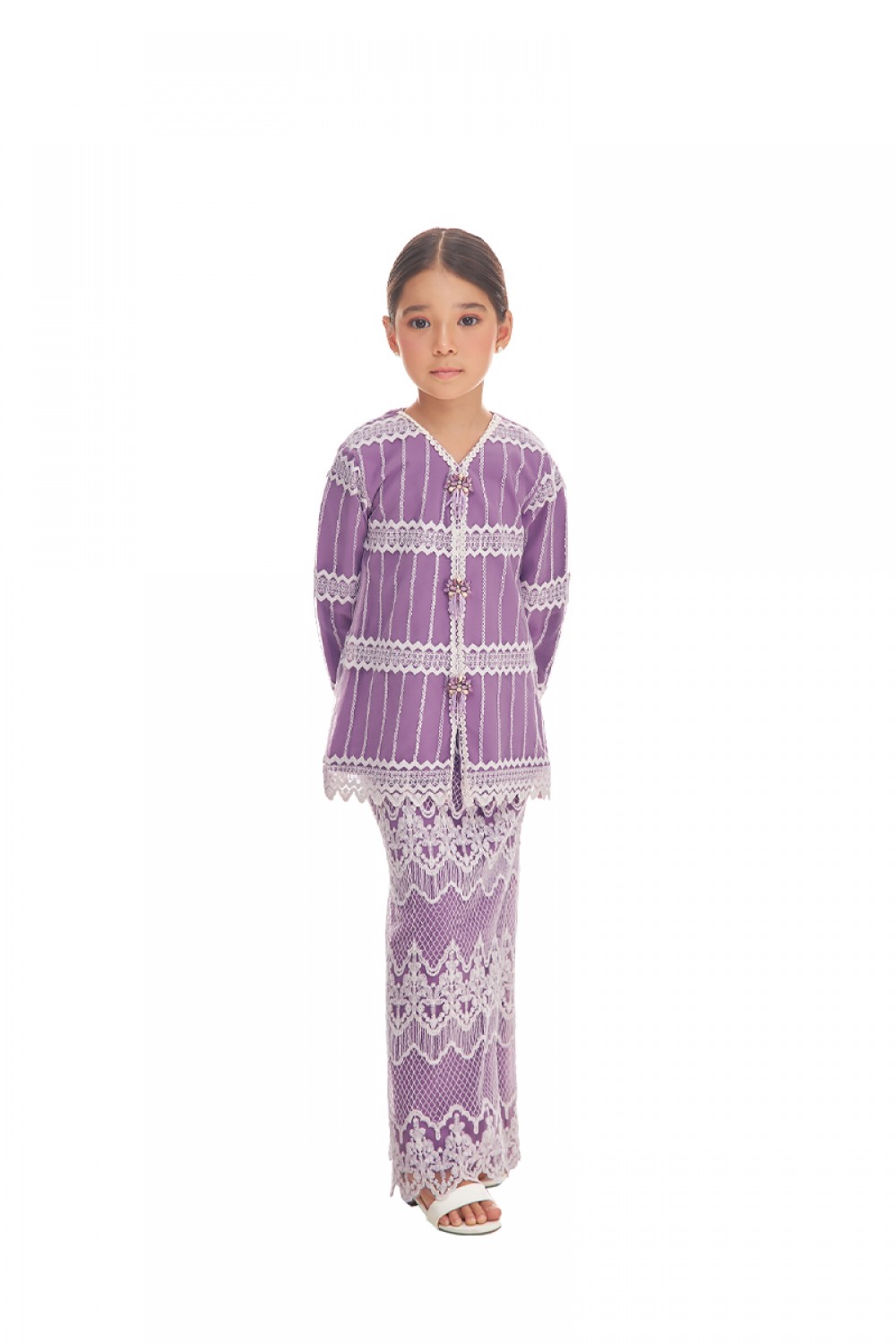 ZAHIRAH KURUNG KIDS IN PEARLY PURPLE