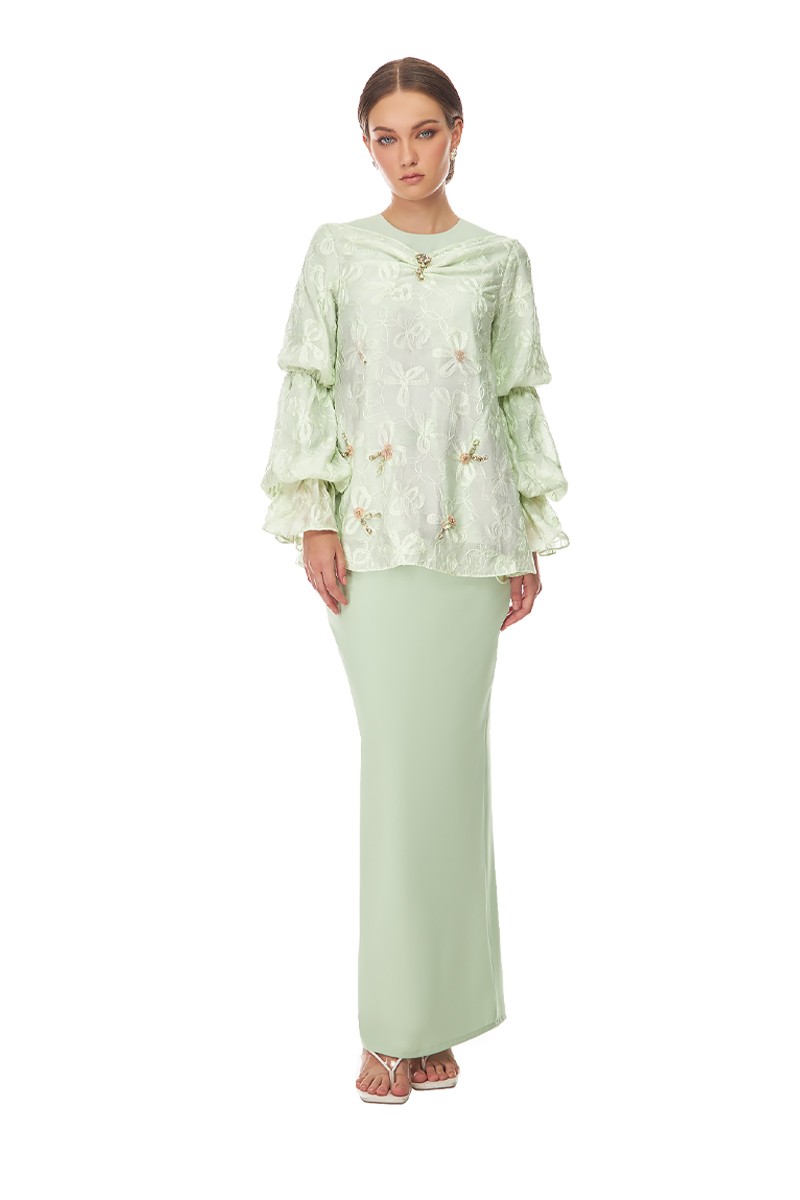 ZELLA KURUNG IN MINT GREEN