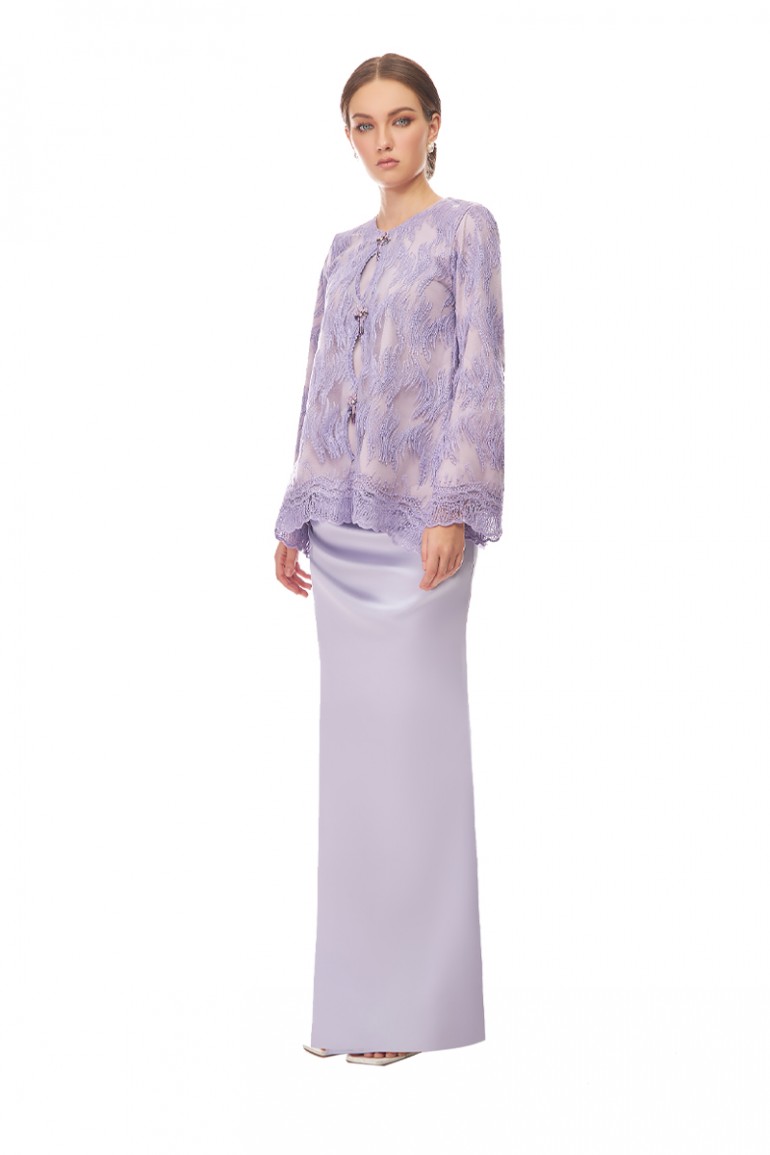 ZINNIA KURUNG IN PURPLE ROSE