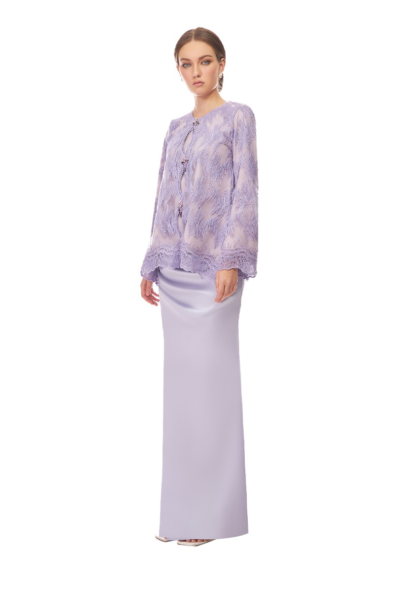 ZINNIA KURUNG IN PURPLE ROSE