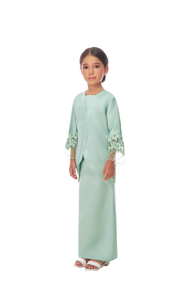 LOLA KURUNG KIDS IN DUSTY GREEN